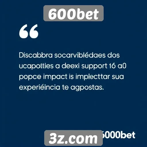 Suporte ao cliente no 600bet avaliados por usuários