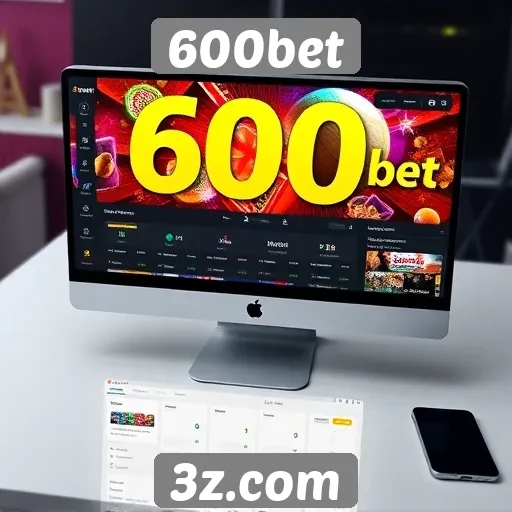 Navegação e usabilidade do site 600bet